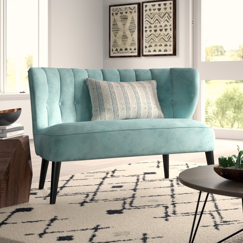 Mistana Kalea Tufted Settee & Reviews Wayfair
